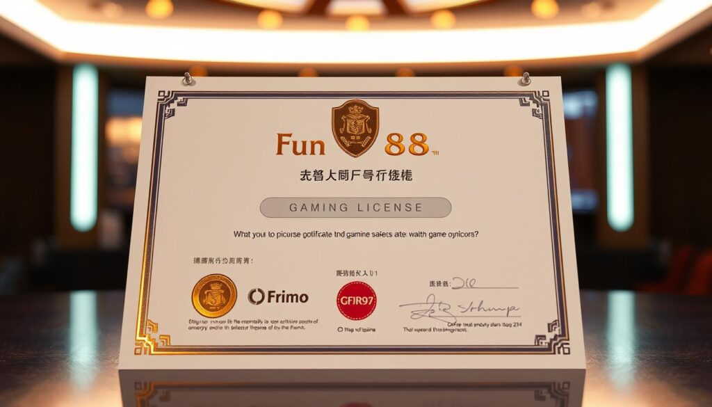 ใบอนุญาตการพนันและความปลอดภัย fun88 thai