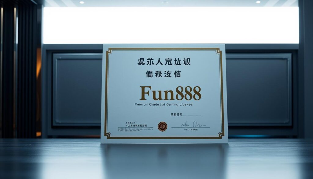 ใบอนุญาตเกมส์ Fun88